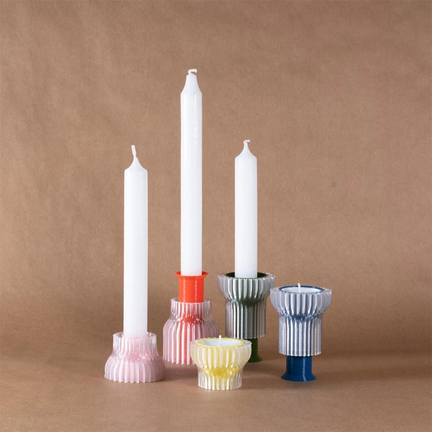 Double Bougeoir 2.21.1 - Orange - Warren & Laetitia 5 Double Bougeoir 2.21.1 - Orange - Warren & Laetitia – Image 3