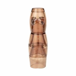 Set De 4 Verres Empilables Corps - Brun - Doiy