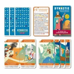 Jeu De 7 Familles Dynastie Le Temps Des Carolingiens - Éditions La Caverne -Décoration Soldes 82174 xl