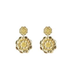 Boucles D'oreilles Rosace Grand Modèle -Décoration Soldes 82655 xl