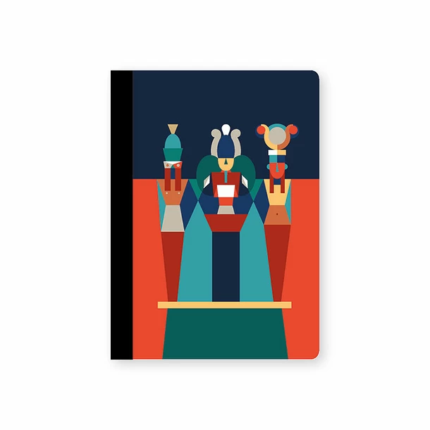 Carnet A5 Osorkon - Papier Tigre X Louvre 3 Carnet A5 Osorkon - Papier Tigre X Louvre