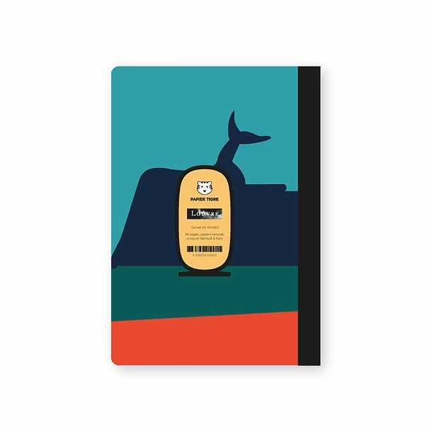 Carnet A5 Anubis - Papier Tigre X Louvre 4 Carnet A5 Anubis - Papier Tigre X Louvre – Image 2