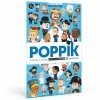 Poster Pédagogique Personnages Célèbres + 44 Stickers - Poppik