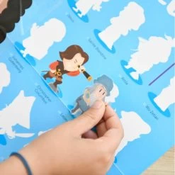 Poster Pédagogique Personnages Célèbres + 44 Stickers - Poppik -Décoration Soldes 82828 xl