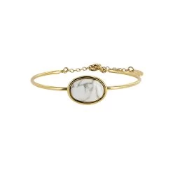 Bracelet Jonc Marbre Épure
