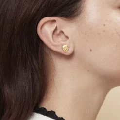 Boucles D'oreilles Puces Bélier D'Amon -Décoration Soldes 82882 xl