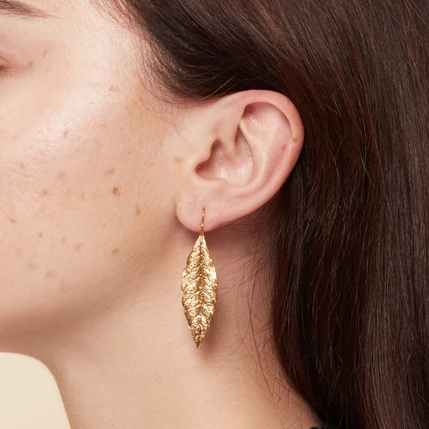 Boucles D'oreilles Feuille De Laurier 6 Boucles D'oreilles Feuille De Laurier – Image 4