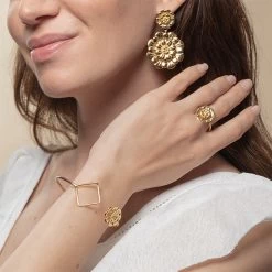 Bague Rosace Petit Modèle - Medecine Douce -Décoration Soldes 83074 xl