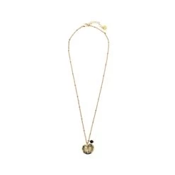 Collier Court Nymphéa Perle D'onyx - Les Cleias