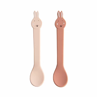 Set De 2 Cuillères En Silicone Lapine - Trixie 3 Set De 2 Cuillères En Silicone Lapine - Trixie