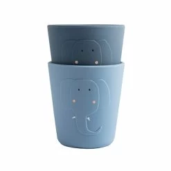 Set De 2 Gobelets En Silicone Éléphante - Trixie