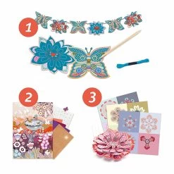 Coffret Activités Créatives Flower Box - Djeco -Décoration Soldes 84086 xl