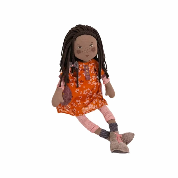 Grande Poupée De Chiffon Camélia - Moulin Roty 4 Grande Poupée De Chiffon Camélia - Moulin Roty – Image 2