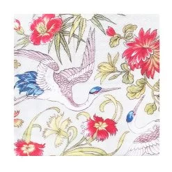 Housse De Coussin Coupon De Tissus à Décor De Cigogne, 1893 - 40 X 40 Cm -Décoration Soldes 84242 xl