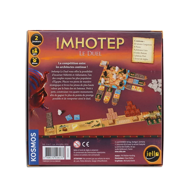 Jeu De Société Imhotep - Les Bâtisseurs D'Égypte 4 Jeu De Société Imhotep - Les Bâtisseurs D'Égypte – Image 2