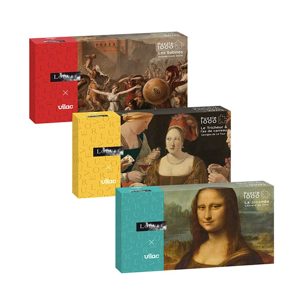 Puzzle 1000 Pièces Le Tricheur à L'as De Carreau - Musée Du Louvre - Vilac 5 Puzzle 1000 Pièces Le Tricheur à L'as De Carreau - Musée Du Louvre - Vilac – Image 3
