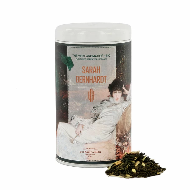 Boîte Thé Vert Aromatisé - Bio Sarah Bernhardt 100g 3 Boîte Thé Vert Aromatisé - Bio Sarah Bernhardt 100g