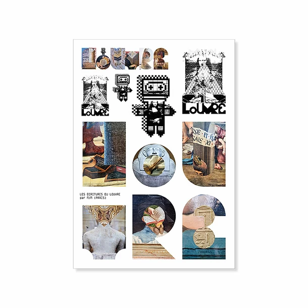 2 Planches - 22 Stickers Les Écritures Du Louvre Par M/M (Paris) 5 2 Planches - 22 Stickers Les Écritures Du Louvre Par M/M (Paris) – Image 3