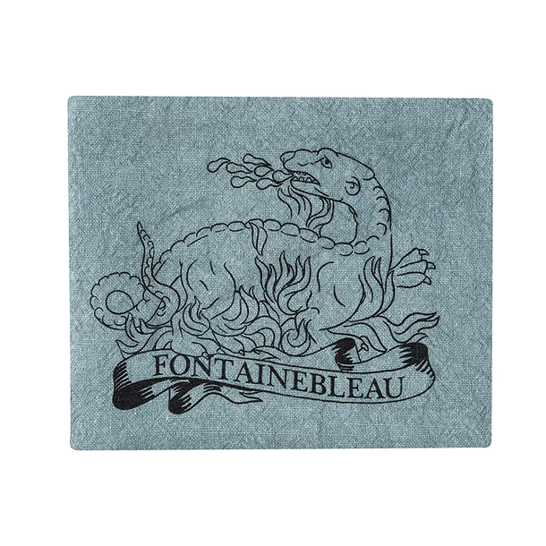 Torchon Salamandre De La Porte Dorée Du Château De Fontainebleau - 45x75 Cm 6 Torchon Salamandre De La Porte Dorée Du Château De Fontainebleau - 45x75 Cm – Image 4