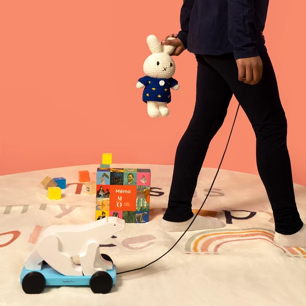 Peluche Miffy Robe Nuit étoilée 4 Peluche Miffy Robe Nuit étoilée – Image 2