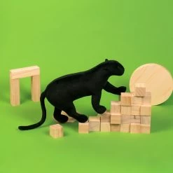 Peluche Panthère Noire - Grand Modèle -Décoration Soldes 86042 xl