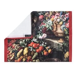Lot De 2 Sets De Table Brueghel / Ruoppolo - Nature Morte Aux Fruits Et Aux Fleurs, 1680-1685 - 38x50 Cm -Décoration Soldes 86548 xl