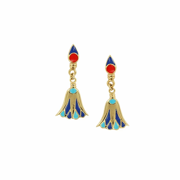 Boucles D'oreilles Fleur De Lotus 3 Boucles D'oreilles Fleur De Lotus