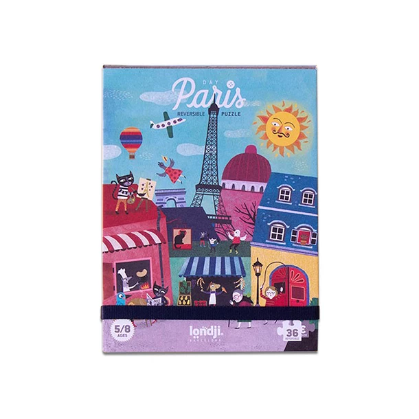 Puzzle Réversible Nuit Et Jour à Paris - 36 Pièces - Londji 4 Puzzle Réversible Nuit Et Jour à Paris - 36 Pièces - Londji – Image 2