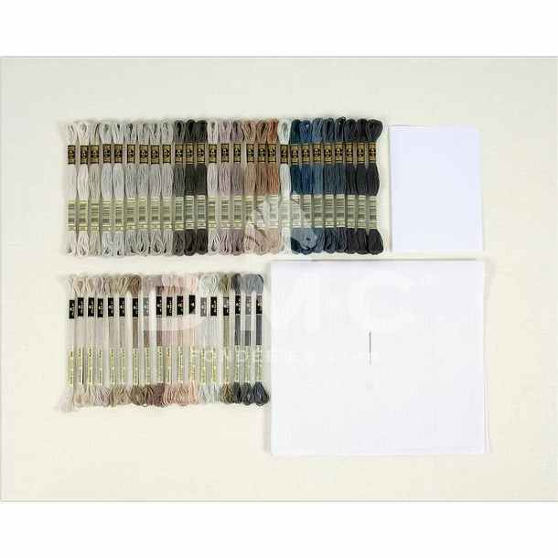 Kit Point De Croix Johannes Vermeer La Dentellière - DMC X Louvre 5 Kit Point De Croix Johannes Vermeer La Dentellière - DMC X Louvre – Image 3